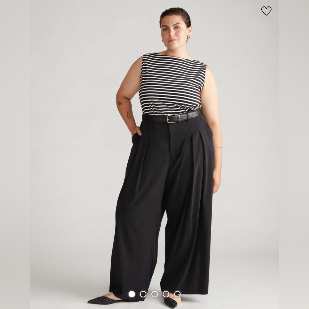 Universal Standard Palais Cooling Cupro Wide Leg Pants